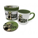 Star Wars - Mug Star Wars avec sous-verre Yoda Best