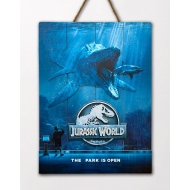 Jurassic World - Tableau en bois Jurassic World WoodArts 3D Mossasaurus 30 x 40 cm