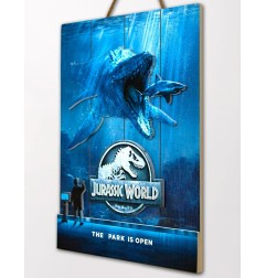 Jurassic World - Tableau en bois Jurassic World WoodArts 3D Mossasaurus 30 x 40 cm