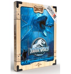 Jurassic World - Tableau en bois Jurassic World WoodArts 3D Mossasaurus 30 x 40 cm