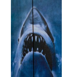Dents de la Mer, Les - Les Dents de la Mer tableau en bois WoodArts 3D Shark Attack 30 x 40 cm