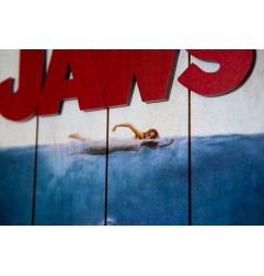 Dents de la Mer, Les - Les Dents de la Mer tableau en bois WoodArts 3D Shark Attack 30 x 40 cm