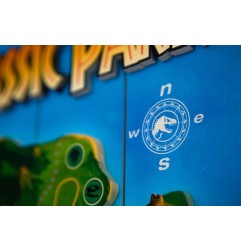 Jurassic Park - Tableau en bois WoodArts 3D Isla Nublar 30 x 40 cm