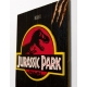 Jurassic Park - Tableau en bois WoodArts 3D Logo Jurassic Park 30 x 40 cm