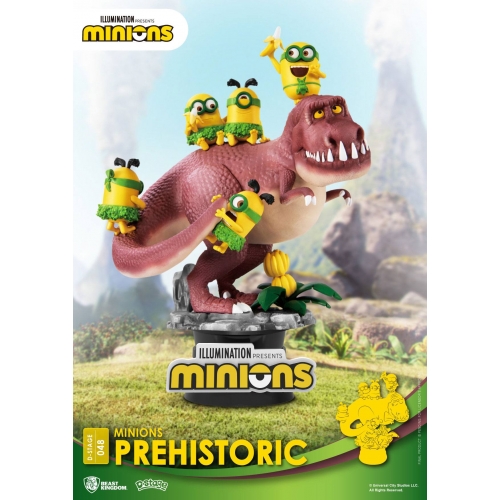 Les Minions - Diorama D-Stage Prehistoric 15 cm