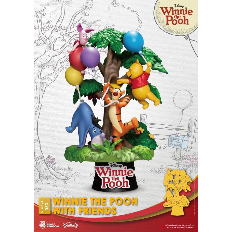 Disney - Diorama D-Stage Winnie The Pooh With Friends 16 cm Disney - Diorama D-Stage Winnie The Pooh With Friends 16 cm