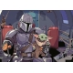 Star Wars The Mandalorian - Puzzle Cartoon (1000 pièces)