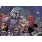 Star Wars - The Mandalorian puzzle Cartoon (1000 pièces)