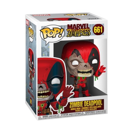 Marvel - Figurine POP! Zombie Deadpool 9 cm