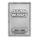 Star Wars - Lingot Iconic Scene Collection Darth Vader Limited Edition