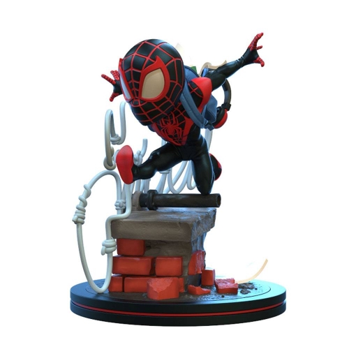 Marvel - Figurine Q-Fig Elite Spider-Man: Miles Morales 10 cm - Figurine -Discount