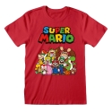 Nintendo - T-Shirt Super Mario Main Character Group