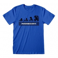 Nintendo - T-Shirt Super Mario Kart Silhouette