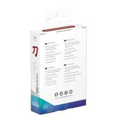 Ultimate Guard - 60 pochettes Katana Sleeves format japonais Rouge