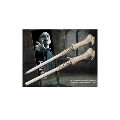 Stylo baguette et Marque-page Voldemort - The noble collection