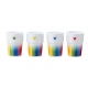 Disney - Pack 4 verres Tumbler Mickey Rainbow