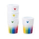 Disney - Pack 4 verres Tumbler Mickey Rainbow