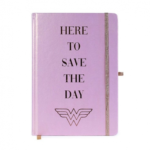 Wonder Woman - Carnet de notes Premium A5 Here to Save the Day