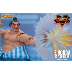 Street Fighter - V Champion Edition figurine 1/12 E. Honda Nostalgia Costume 18 cm