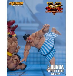Street Fighter - V Champion Edition figurine 1/12 E. Honda Nostalgia Costume 18 cm
