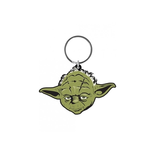 Star Wars - Porte-clés caoutchouc Yoda 6 cm