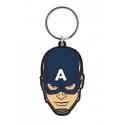 Avengers (Marvel) - Porte-Clés caoutchouc Captain America 6 cm