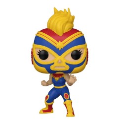 Marvel Luchadores - Figurine POP! Captain Marvel 9 cm
