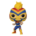 Marvel Luchadores - Figurine POP! Captain Marvel 9 cm
