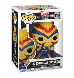 Marvel Luchadores - Figurine POP! Captain Marvel 9 cm
