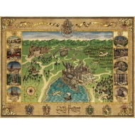 Harry Potter - Puzzle Carte de Poudlard (1500 pièces)