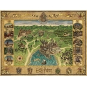 Harry Potter - Puzzle Carte de Poudlard (1500 pièces)