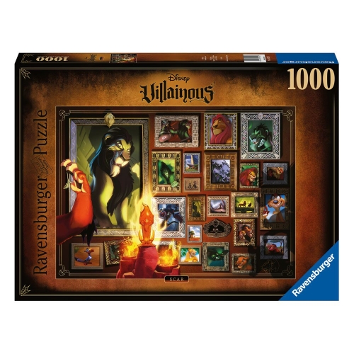 Disney Villainous - Puzzle Roi lion Scar (1000 pièces)