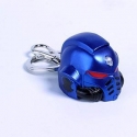 Warhammer 40K - Porte-clés métal Space Marine Primaris Helmet Ultramarine