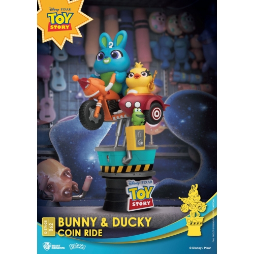 Disney Coin Ride Series - Diorama D-Stage Bunny & Ducky 16 cm