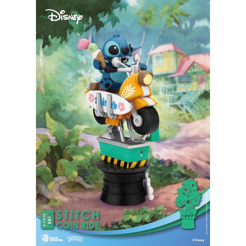 Disney - Coin Ride Series diorama PVC D-Stage Stitch 16 cm Disney - Coin Ride Series diorama PVC D-Stage Stitch 16 cm