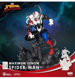 Marvel - Comics diorama PVC D-Stage Maximum Venom Spider-Man 16 cm