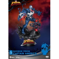 Marvel Comics - Diorama D-Stage Maximum Venom Captain America 16 cm