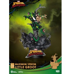 Marvel - Comics diorama PVC D-Stage Maximum Venom Little Groot 16 cm