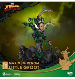 Marvel Comics - Diorama D-Stage Maximum Venom Little Groot 16 cm