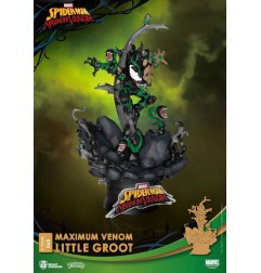 Marvel Comics - Diorama D-Stage Maximum Venom Little Groot 16 cm