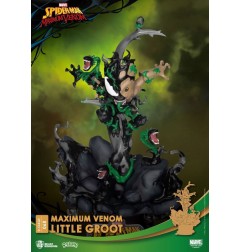Marvel - Comics diorama PVC D-Stage Maximum Venom Little Groot 16 cm