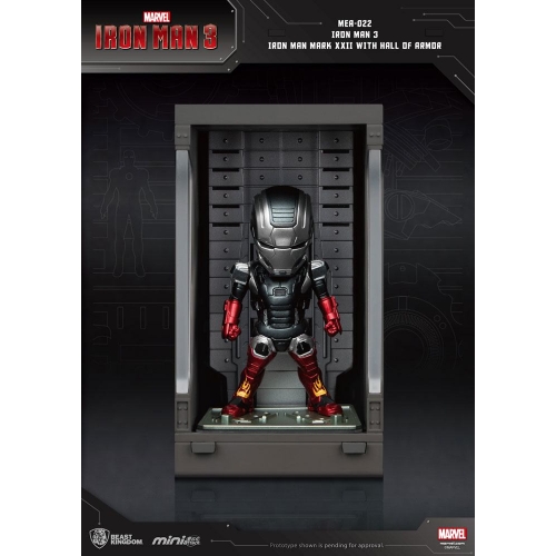 Iron Man 3 - Figurine Mini Egg Attack Hall of Armor Iron Man Mark XXII 8 cm