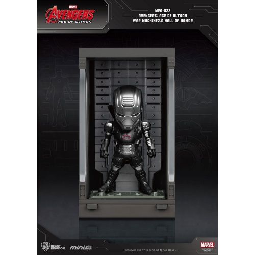 Avengers L'Ère d'Ultron - Figurine Mini Egg Attack Hall of Armor War Machine 2.0 8 cm