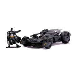 DC Comics - Justice League 1/32 Hollywood Rides Batmobile métal avec figurine