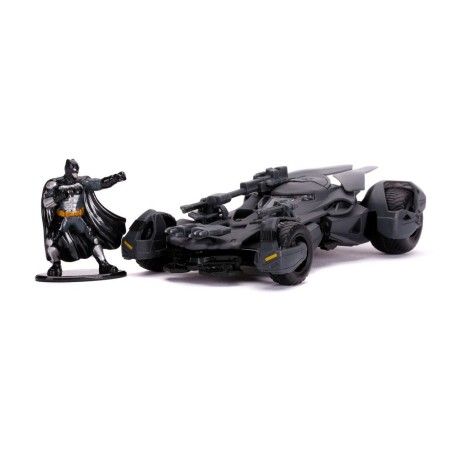 DC Comics - Justice League 1/32 Hollywood Rides Batmobile métal avec figurine