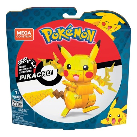 Pokémon - Jeu de construction Mega Construx Wonder Builders Pikachu 10 cm