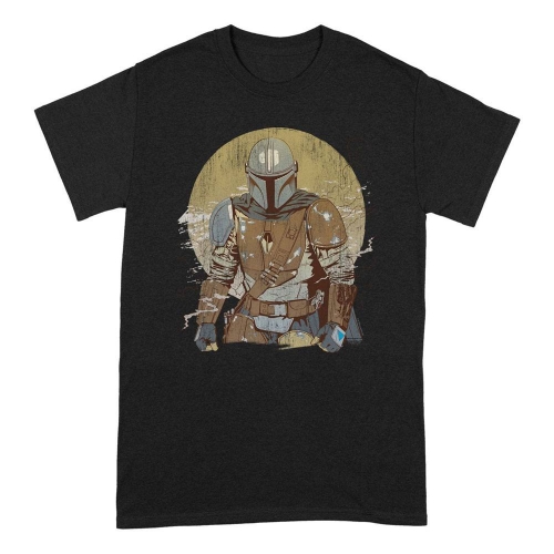 Star Wars The Mandalorian - T-Shirt Distressed Warrior