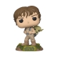 Star Wars - Figurine POP! Training Luke avec Yoda 9 cm