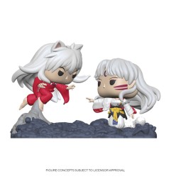 InuYasha - Pack 2 POP Moment! Vinyl figurines  & Sesshomaru 9 cm