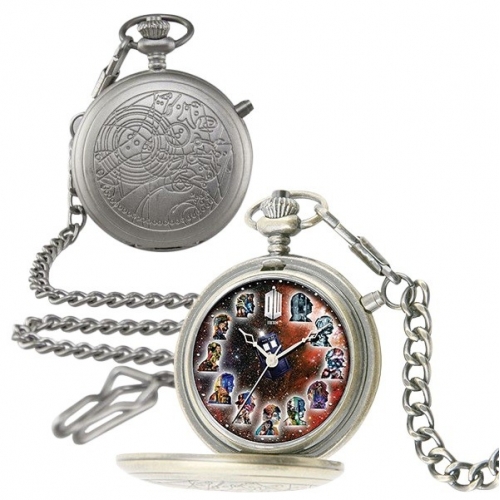 Doctor Who - Montre à Gousset Collector - 50eme anniversaire